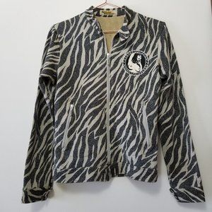 Hysteric glamour tan zebra print jacket